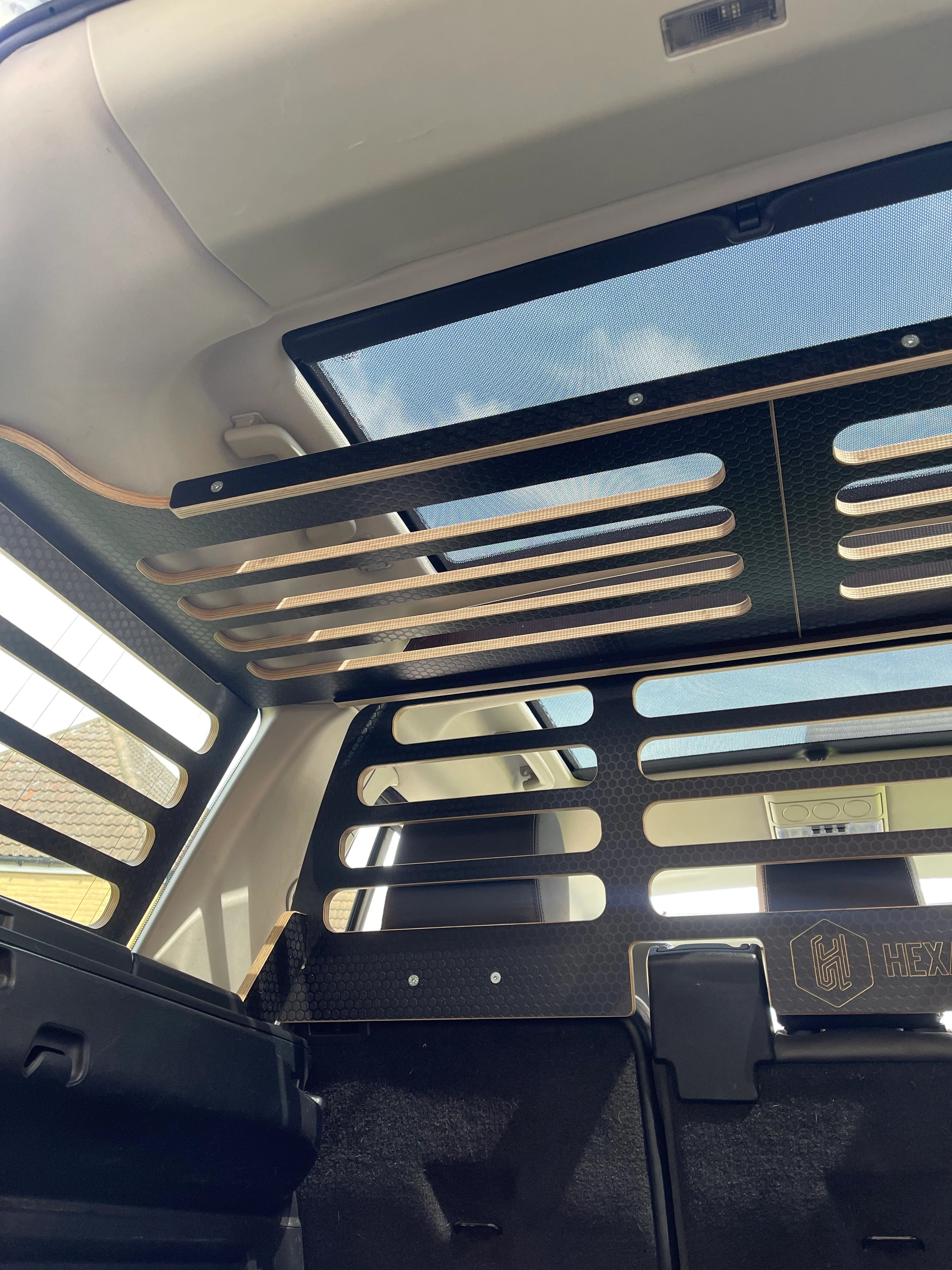 View from underneath the Discovery Dog Guard and Cargo System